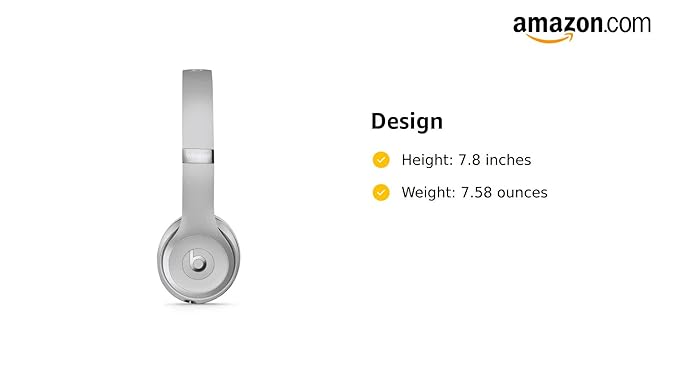 Amazon.com: Beats Solo3 Wireless On-Ear Headphones - Silver
